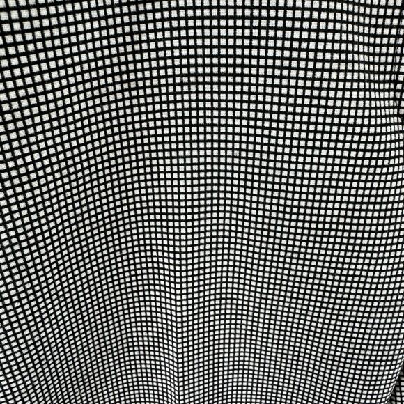 Anne Klein Black White Checkered Cropped Tapered Leg Ankle Fit Trousers Size 8 - Picture 3 of 9